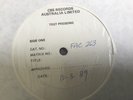 New Order / Factory / GAP  CBS Test Pressing - Round & Round
