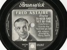 FRED ASTAIRE PICTURE LABEL 78 - SO NEAR AND YET SO FAR - EX+ CONDTION