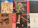 [6 titles] Iron Maiden, AC/DC - Various RARE Japan vinyls w/OBI
