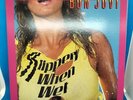 Bon Jovi Slippery When Wet Japan 28PP-1025 OBI Play Tested NM USED