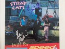 STRAY CATS built for speed SIGNED autographed autograph LP