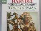 A591 Handel Organ Concertos Ton Koopman 4LP Erato 75223 Digital SEALED