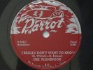 Doo Wop R&B THE FLAMINGOS I Really Don't Want To Know / Get With PARROT 78 HEAR