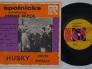 BEATLES / JIMMY NICOL Husky Drum Diddley RARE Sweden 45 mod garage SPOTNICKS