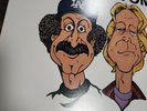 Bob & Tom LP White Album Vinyl 1987 Budweiser Q-95 - 947 Comedy