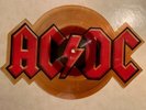 AC/DC Guns For Hire/Landslide UK '83 WEA Records A9774P Shaped Logo Picture Disc