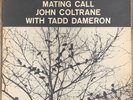 JOHN COLTRANE TADD DAMERON MATING CALL LP PRESTIGE RECORDS RE MONO 1963 RVG