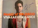 BRENDON URIE SIGNED PANIC AT THE DISCO VIVA LAS VENGEANCE   BLOOD RED VINYL
