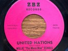 WILLIE MOON MAN ECHOLS: United Nations 45 ZBZ records rare R&B MP3 hear