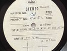 Bob Dylan 10” Acetate Metal Groom Still Waiting At The Alter