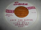 LINK WRAY The Black Widow / Jack the Ripper 45 RPM ROCKABILLY EX WAX NICE COPY