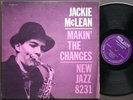 JACKIE MCLEAN Makin' The Changes LP NEW JAZZ NJLP 8231 RVG DG MONO Mal Waldron