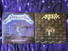 Metallica Ride the Lightning original 1984 LP + Anthrax Among The Living 1987