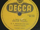 rare Ghana highlife / calypso  78 - E.T. Mensah - Laura / Kratchi - Decca WA747