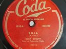 Olga Guillot Rosa Todo Es Mantira Coda 5093 Latin 78 RPM HEAR