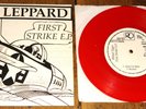 DEF LEPPARD   FIRST STRIKE EP   LIMITED EDITION 4-TRACK DEMOS RED VINYL 7