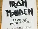 Iron Maiden - Live At Donington Korea Orig LP Vinyl Limited Edition 1993
