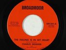 Crossover Soul 45 - Charles Brimmer - The Feeling Is In My Heart - Broadmoor VG+