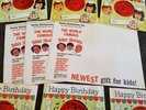 Happy Birthday Three Stooges 1961 Vintage Records & Advertising Envelopes