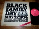 Louis Farrakhan BLACK FAMILY DAY LP: May '74 Nation Of Islam Elijah Muhammad VG+