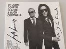 DR JOHN COOPER CLARKE & HUGH CORNWELL - This Time It's Personal SIGNED - NEW