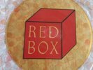 RED BOX  LEAN ON ME   *RARE* UNCUT SHAPED PICTURE DISC  EX+