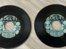 RARE TWO Records 45 RPM: 1958 Ritchie Valens La Bamba / Donna DELFI Label
