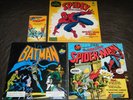 Spider-Man Batman Superman Vinyl Record Comic Book Lot:#8144/8155/8189+1st Print