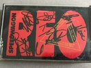 REO SPEEDWAGON THE SECOND DECADE OF HITS CASSETTE LINER AUTOGRAPHED BY BAND