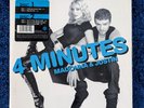 MADONNA SEALED 4 MINUTES / GIVE IT 2 ME 2x 7'' WHITE VINYL Promo Hype Hard Candy