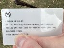 New APHEX TWIN LONDON FIELD DAY Record Card Limited to 100 SOLD OUT