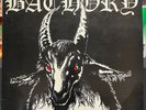 Bathory self-titled LP vinyl 1985 US MX 8050 green Combat labels VG++ wax METAL