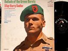 SSgt Barry Sadler Ballads of the Green Berets Vinyl LP Signed Autograph RCA