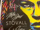 AUTOGRAPHED Microwave - Stovall Neon Violet/Bone Galaxy Colored Vinyl Signed