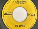THE BEATLES - Ask Me Why / A Taste of Honey - COSTA RICA 45