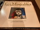 LES MISERABLES ORIGINAL 1987 BROADWAY CAST DOUBLE ALBUM, GEFFEN RECORDS, VG ++
