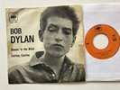 Bob Dylan 45 + Picture Sleeve Blowin’ In The Wind w/ Beatles On Back