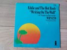 RARE  EDDIE & THE HOT RODS WRITING ON THE WALL ISLAND DJ COPY PICTURE SLEEVE