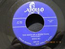 EDDIE BO Too Much Of A Good Thing / Dearest One Blues R&B Rocker 45 Orig.
