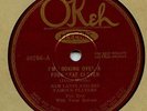 78 rpm Record Jazz I'M LOOKING OVER A FOUR LEAF CLOVER Sam Lanin Ok Elec 1920s