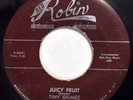 TINY GRIMES 45 Juicy Fruit / Second Floor Rear RED ROBIN Rn'B Instrumental Sw248