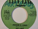 JAH I MAZ Freedom Is A Must CITY LINE Rare  Hard Roots Reggae 7