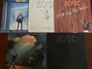 AC/DC BACK IN BLACK, FLY ON THE WALL, LET THERE BE ROCK, WHO MADE - 5 LOT-VG+