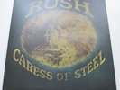 RUSH 'CARESS OF STEEL' ORIG UK GATEFOLD '75 W/BASTILLE DAY LAKESIDE NR MINT