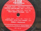 33 RPM Electric Guitar Rag Boogie Woogie on Strings Porky Freeman 4 Star ET-16