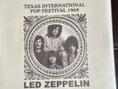 Led Zeppelin Texas International Pop Festival 1969 Vinyl Record 2LP Set