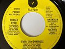 DONALD BYRD Fallin Like Dominoes BLUE NOTE 45 JAZZ FUNK RARE PROMO