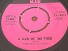 rare Northern Soul *Petula Clark*A Sign Of The Times*PYE 17071* 1966*vg+