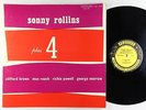 Sonny Rollins - Plus Four LP - Prestige - PRLP 7038 Mono DG RVG 446 W 50th