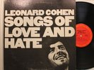 Leonard Cohen Lp Songs Of Love & Hate On Columbia - Vg+ To Vg++ / Vg+ To Vg++